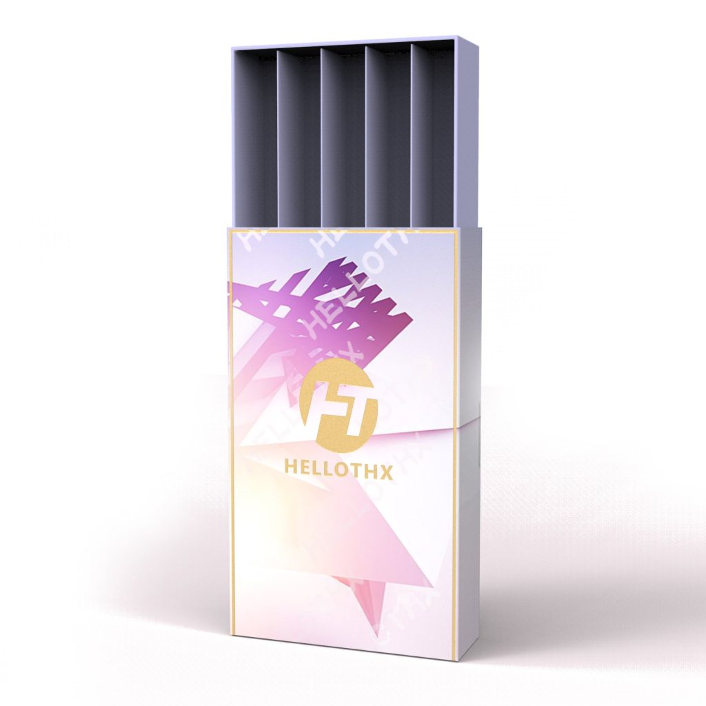 5 Pks Rigid Box - Premium Cannabis Packaging